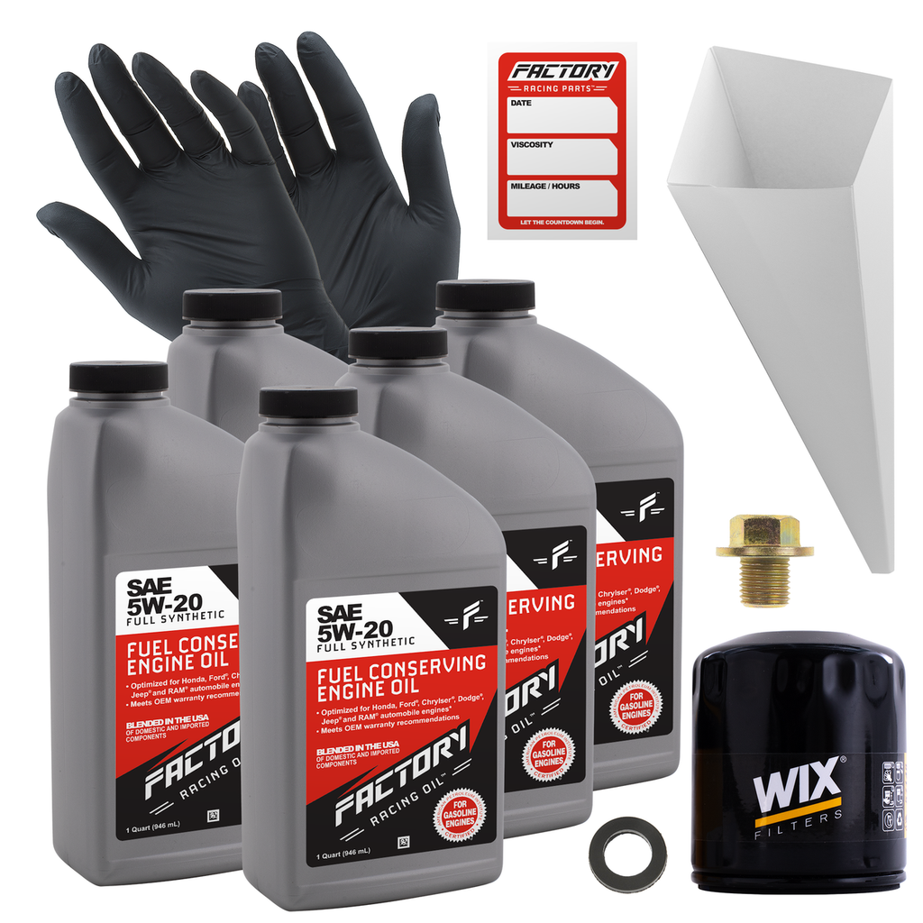 Oil Change Kit For Lincoln MKZ 2.5L 2011-2012 5W-20 Full Synthetic Oil - 5 Quarts